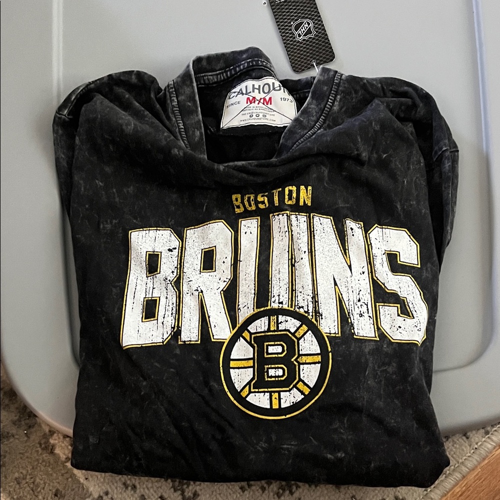 Calhoun Boston Bruins Black Long Sleeve Tee